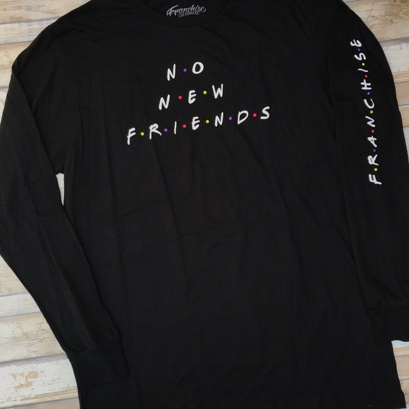 No New Friends Franchise Long Sleeve Tee - Picture 7 of 16